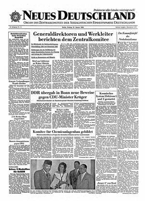 Neues Deutschland Online-Archiv vom 31.01.1964