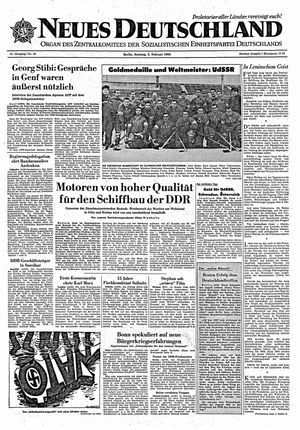 Neues Deutschland Online-Archiv vom 09.02.1964