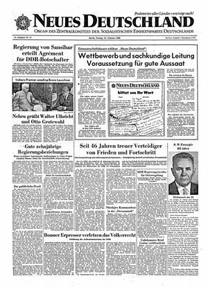 Neues Deutschland Online-Archiv vom 21.02.1964