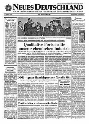 Neues Deutschland Online-Archiv vom 04.03.1964