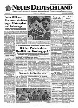 Neues Deutschland Online-Archiv vom 19.03.1964
