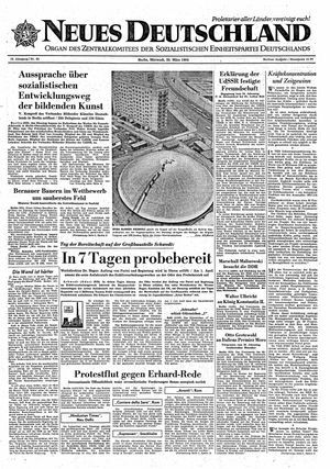Neues Deutschland Online-Archiv on Mar 25, 1964