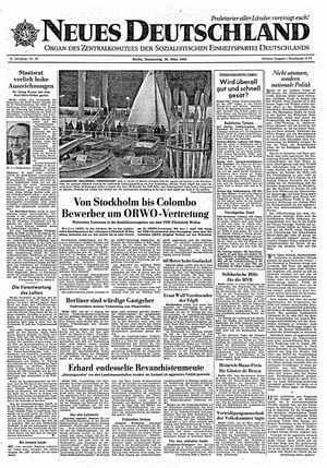 Neues Deutschland Online-Archiv vom 26.03.1964
