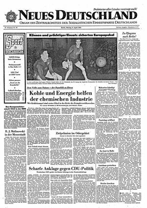 Neues Deutschland Online-Archiv vom 06.04.1964