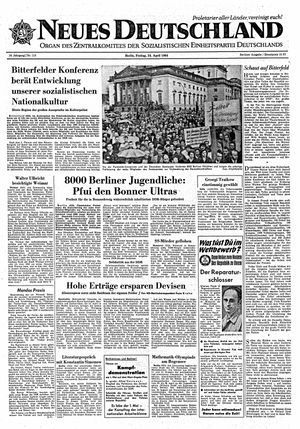 Neues Deutschland Online-Archiv vom 24.04.1964