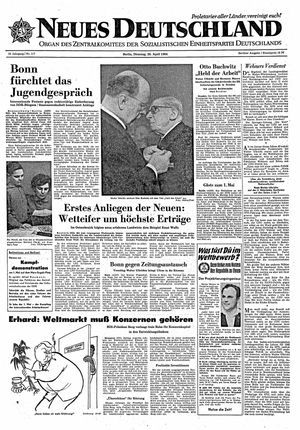Neues Deutschland Online-Archiv vom 28.04.1964