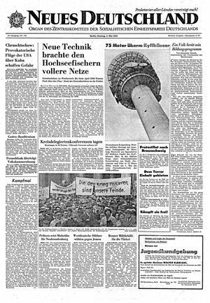 Neues Deutschland Online-Archiv vom 03.05.1964