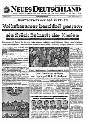 Neues Deutschland Online-Archiv vom 05.05.1964
