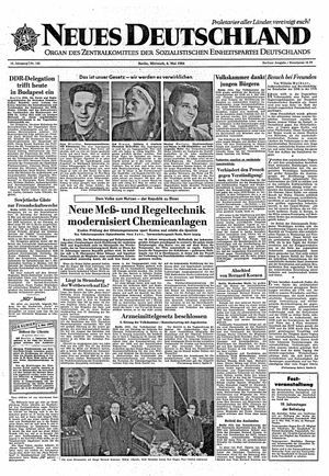 Neues Deutschland Online-Archiv vom 06.05.1964