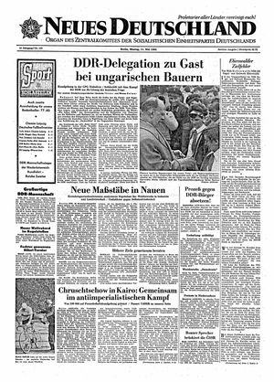 Neues Deutschland Online-Archiv vom 11.05.1964