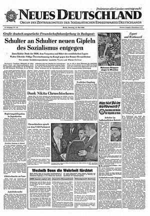 Neues Deutschland Online-Archiv vom 12.05.1964