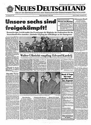 Neues Deutschland Online-Archiv vom 14.05.1964