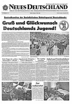 Neues Deutschland Online-Archiv vom 15.05.1964