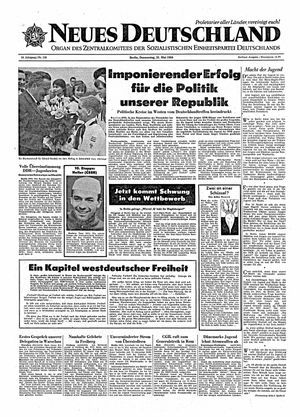 Neues Deutschland Online-Archiv vom 21.05.1964