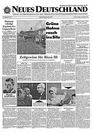 Neues Deutschland Online-Archiv vom 22.05.1964