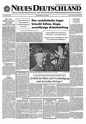 Neues Deutschland Online-Archiv vom 02.06.1964
