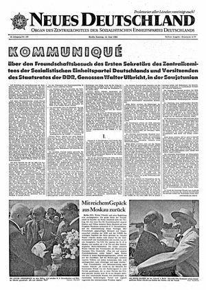 Neues Deutschland Online-Archiv vom 14.06.1964