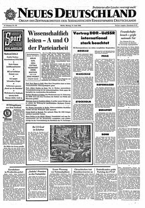 Neues Deutschland Online-Archiv vom 15.06.1964