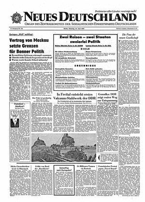 Neues Deutschland Online-Archiv vom 16.06.1964