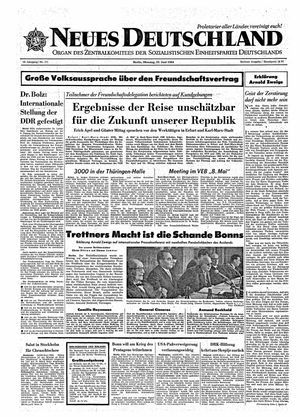 Neues Deutschland Online-Archiv vom 23.06.1964
