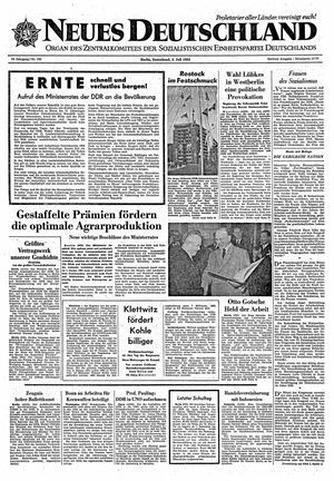 Neues Deutschland Online-Archiv vom 04.07.1964