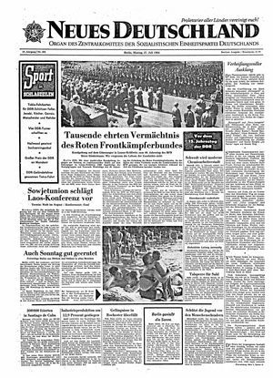 Neues Deutschland Online-Archiv vom 27.07.1964