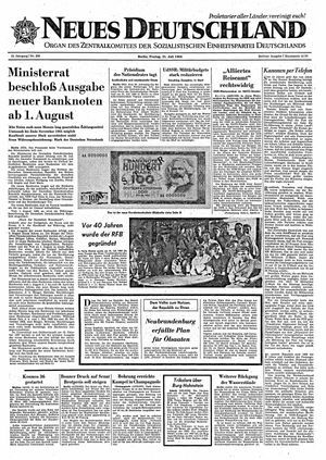 Neues Deutschland Online-Archiv vom 31.07.1964