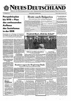 Neues Deutschland Online-Archiv vom 11.09.1964