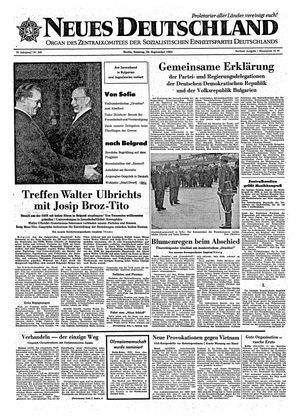 Neues Deutschland Online-Archiv vom 20.09.1964