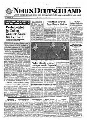 Neues Deutschland Online-Archiv vom 02.10.1964