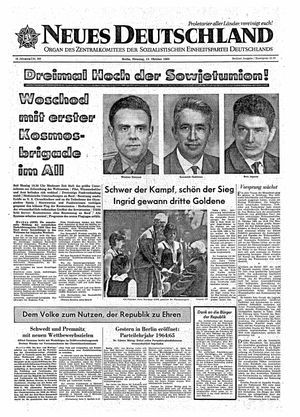 Neues Deutschland Online-Archiv vom 13.10.1964