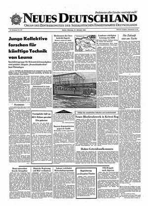Neues Deutschland Online-Archiv vom 27.10.1964