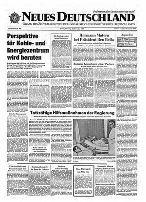 Neues Deutschland Online-Archiv on Nov 3, 1964