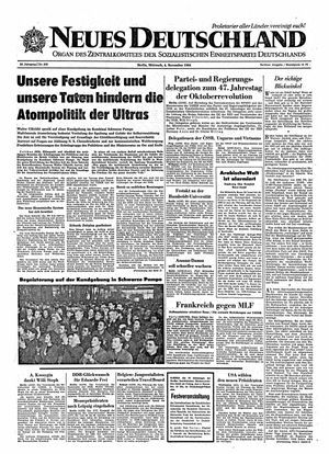 Neues Deutschland Online-Archiv vom 04.11.1964