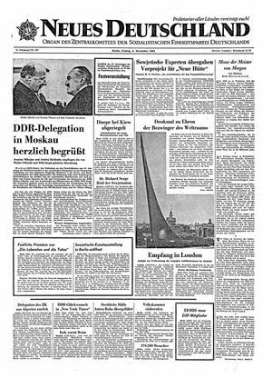 Neues Deutschland Online-Archiv vom 06.11.1964
