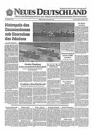 Neues Deutschland Online-Archiv vom 08.11.1964