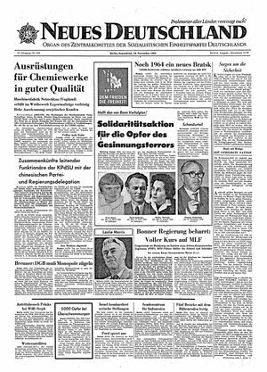 Neues Deutschland Online-Archiv vom 14.11.1964