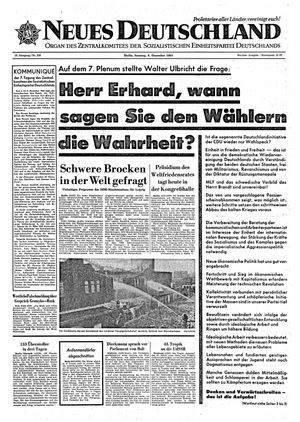 Neues Deutschland Online-Archiv vom 06.12.1964