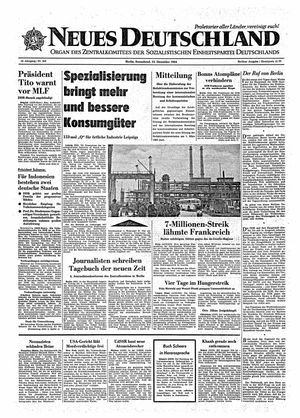 Neues Deutschland Online-Archiv vom 12.12.1964