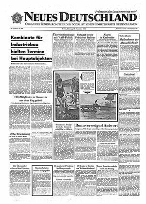Neues Deutschland Online-Archiv vom 29.12.1964