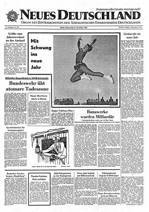 Neues Deutschland Online-Archiv vom 31.12.1964