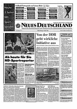 Neues Deutschland Online-Archiv vom 04.01.1965