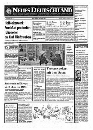 Neues Deutschland Online-Archiv vom 10.01.1965