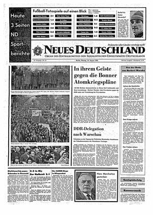 Neues Deutschland Online-Archiv vom 18.01.1965
