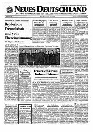 Neues Deutschland Online-Archiv vom 21.01.1965