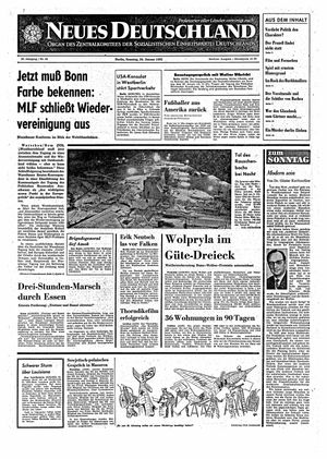 Neues Deutschland Online-Archiv vom 24.01.1965