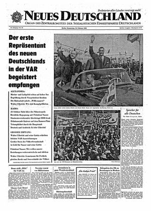 Neues Deutschland Online-Archiv vom 25.02.1965