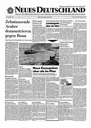 Neues Deutschland Online-Archiv vom 18.03.1965
