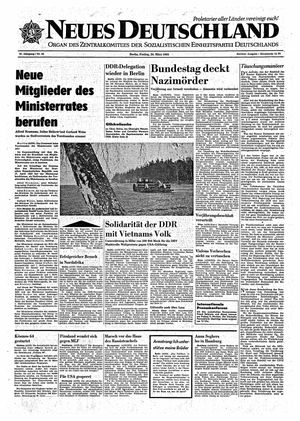 Neues Deutschland Online-Archiv vom 26.03.1965