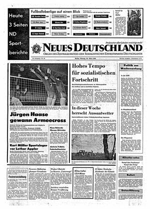 Neues Deutschland Online-Archiv vom 29.03.1965